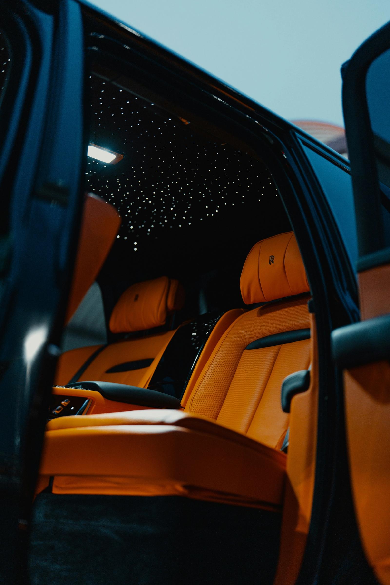 Luxury car interior