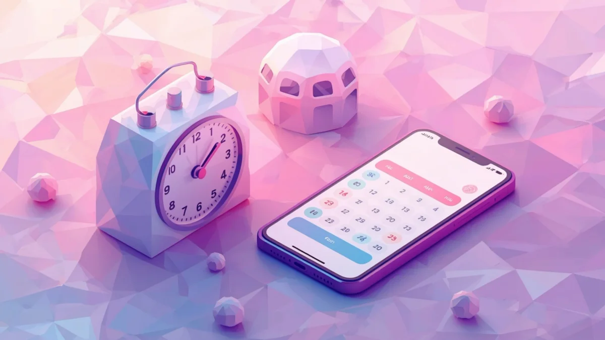 illustrazione low poly sistema di prenotazione online su sito internet