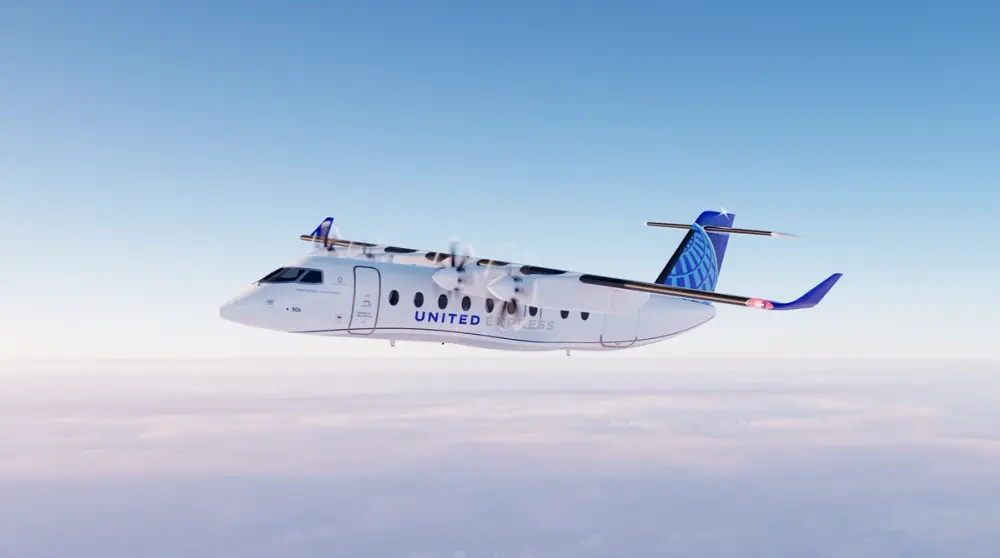 Illustrasjonsfoto av det elektriske flyet ES19