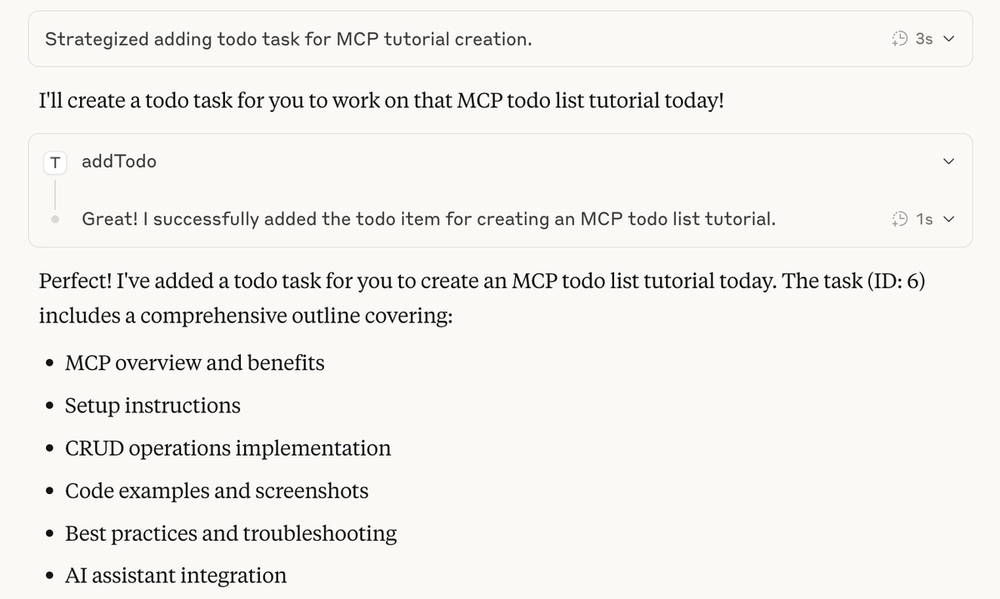 Building a Todo List MCP Server