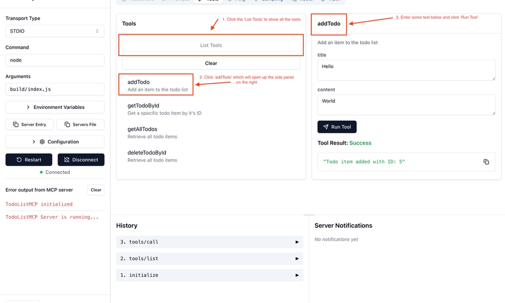 Building a Todo List MCP Server