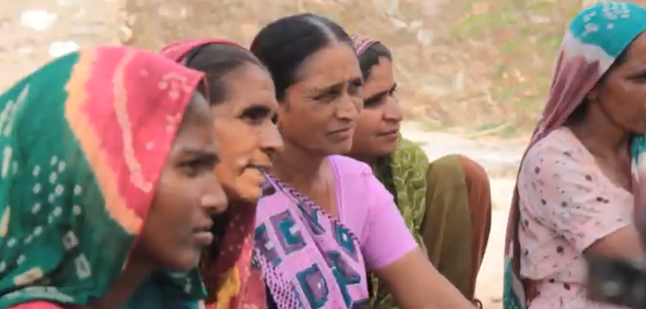 Close up shot of women attending a meeting
