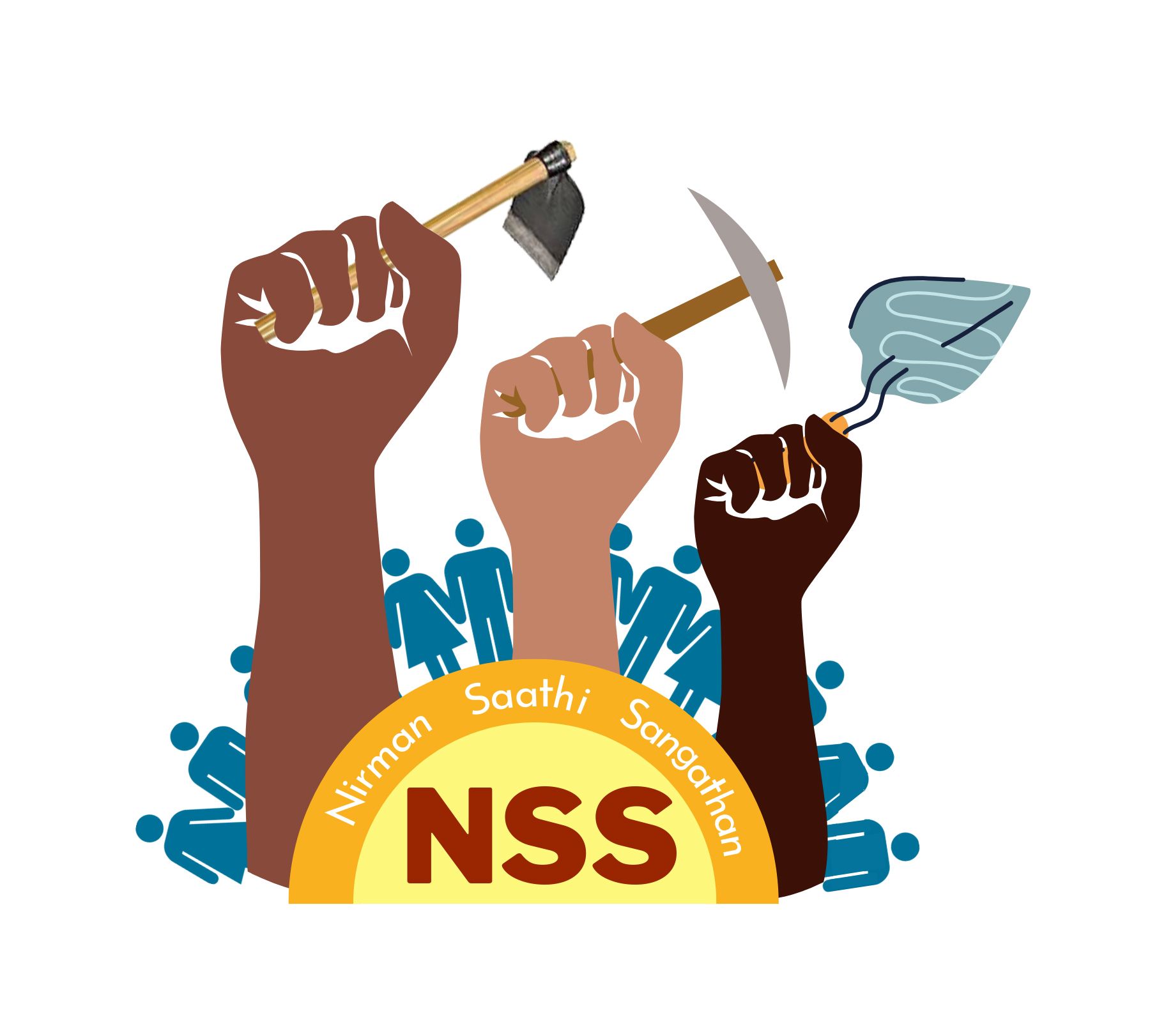 Nirman Saathi Sangathan (NSS) Logo