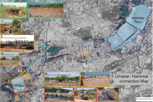 Map of Bhuj city