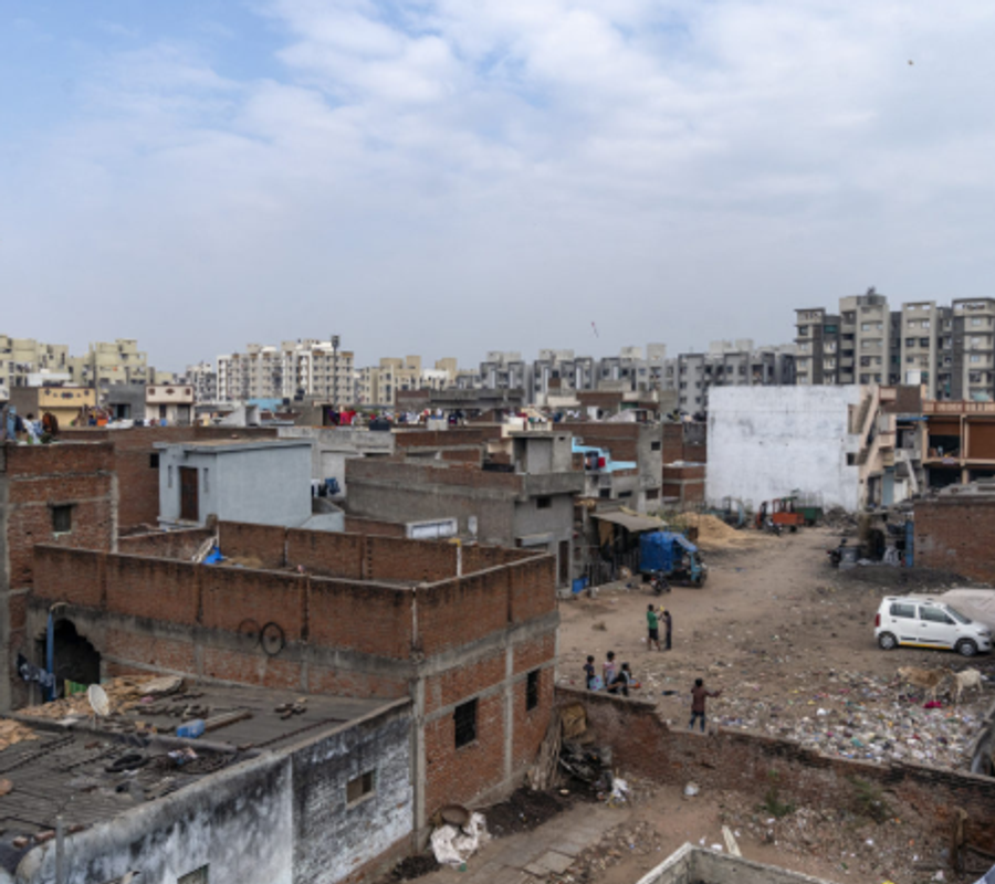 Photo of a housing colony