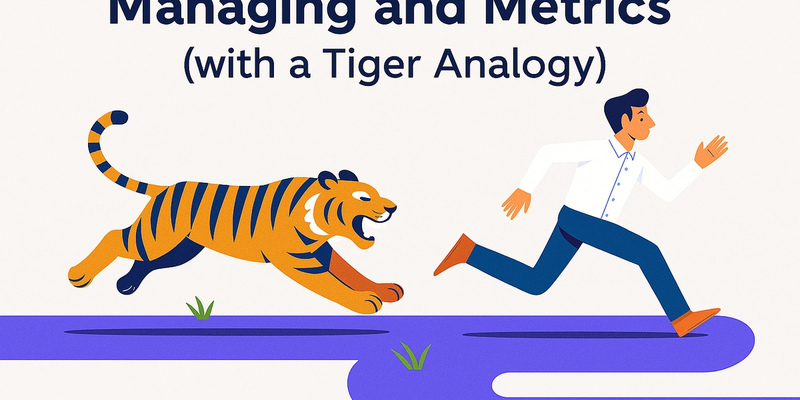 Cover image for Managing and Metrics (with a Tiger Analogy)