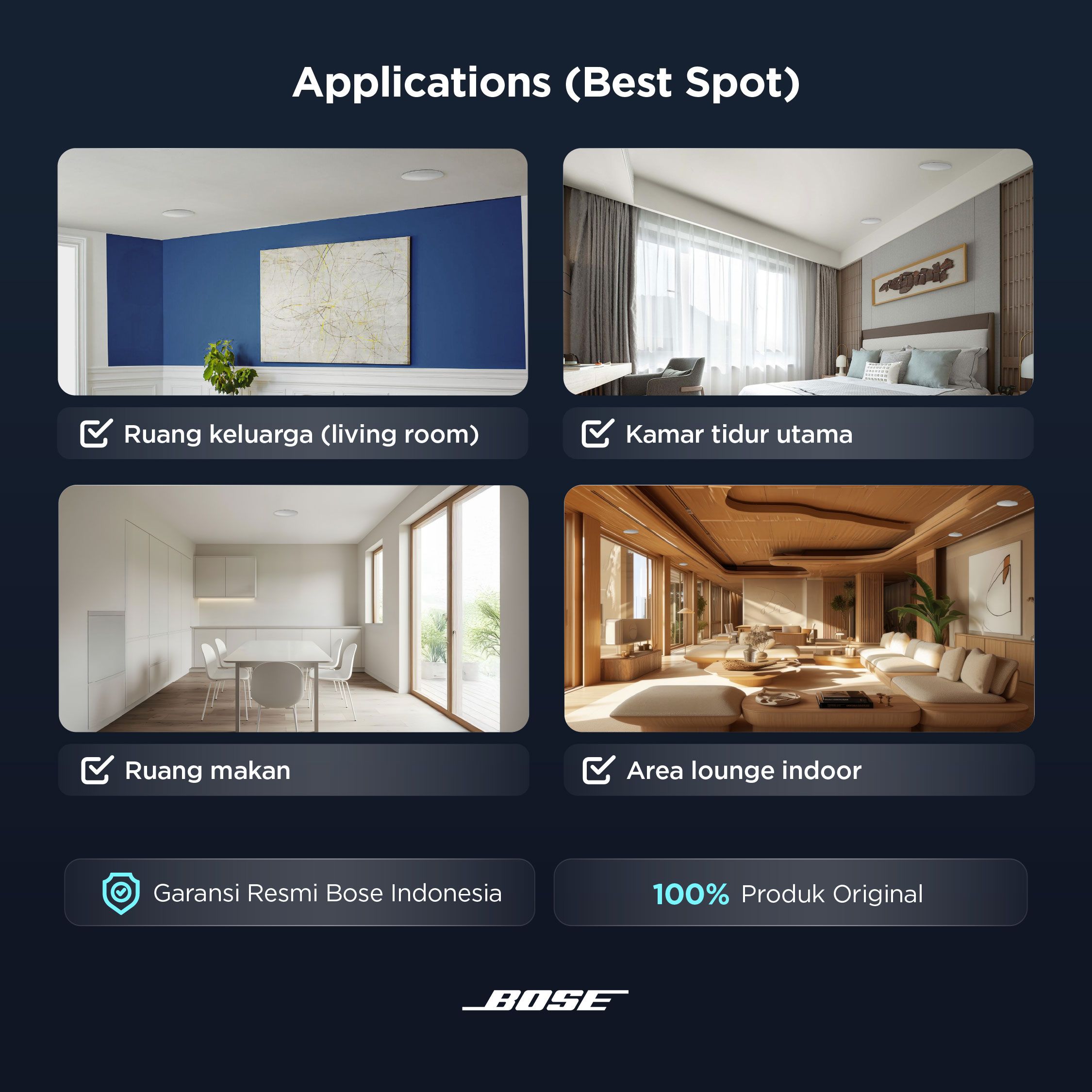 Bose 791 dengan Bose Music Amplifier