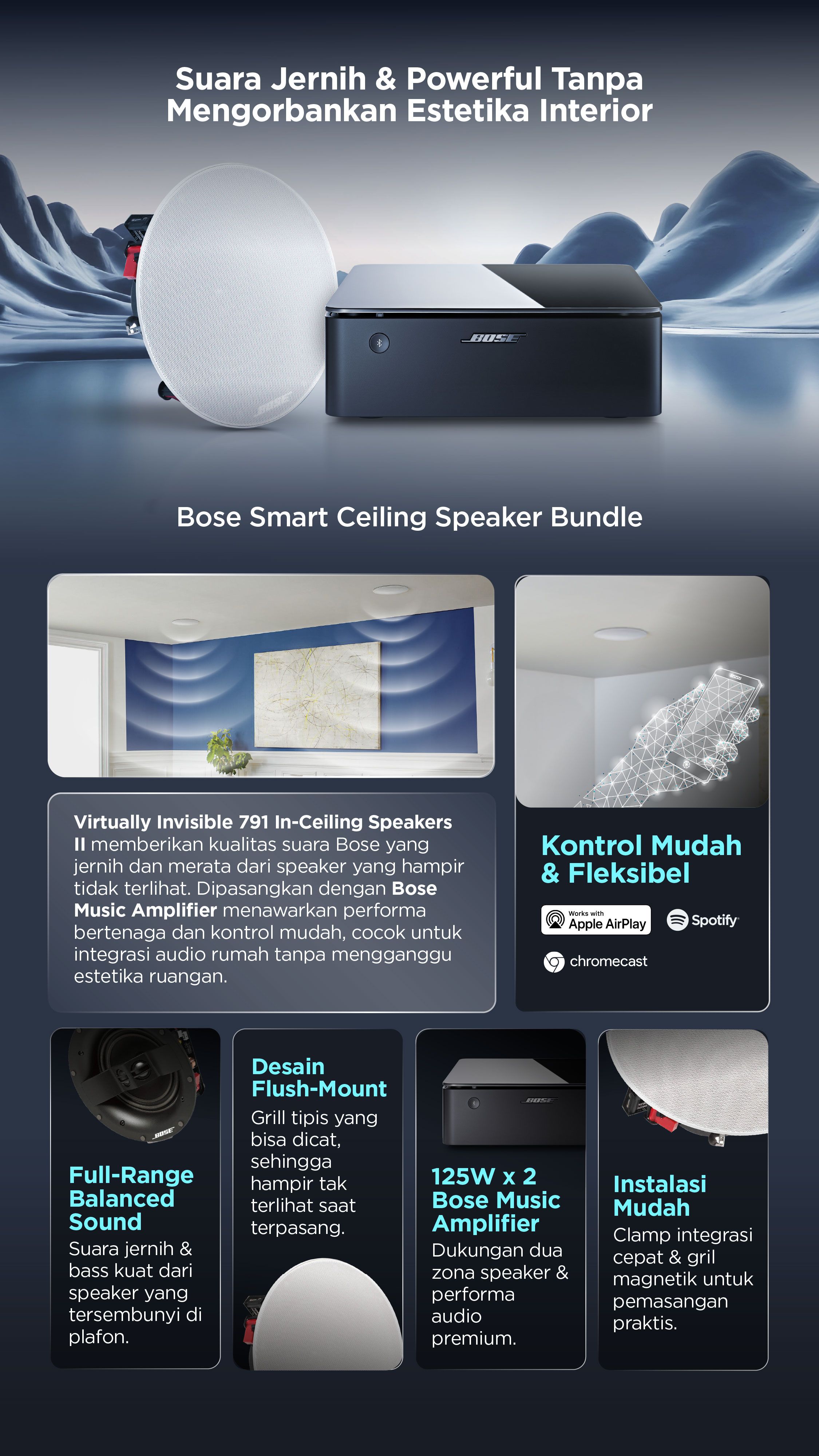 Bose 791 dengan Bose Music Amplifier