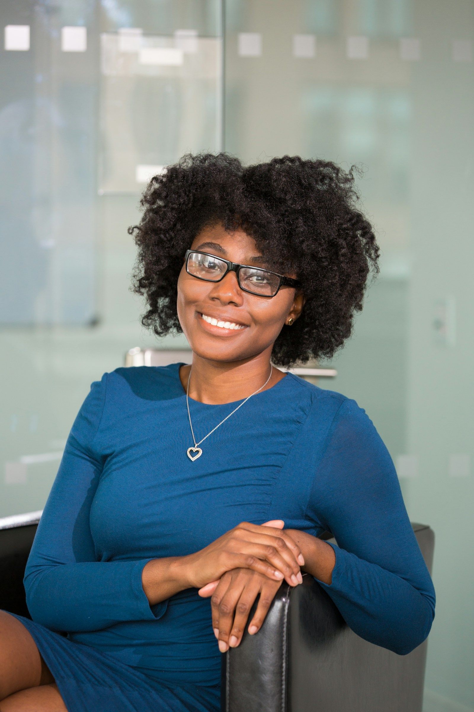 Composed professional leader in a demanding work setting