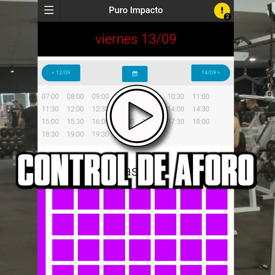 Control de aforo