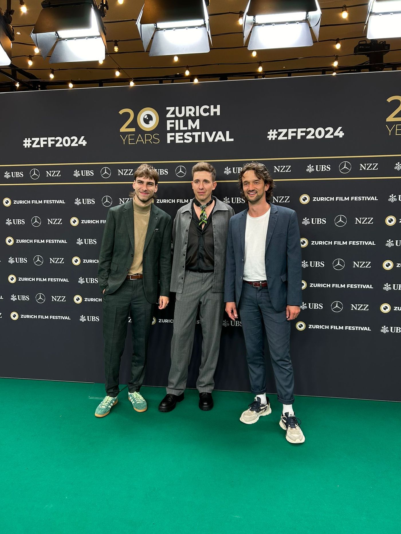 Jero, Maurizio Zulli und Flu an der Premiere am Zurich Film Festival