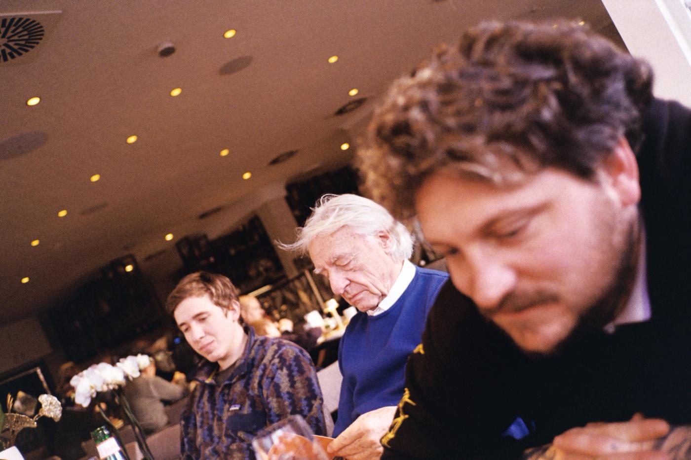 Maurizio Zulli, Emil Steinberger und Phil Meyer an der Ostsee