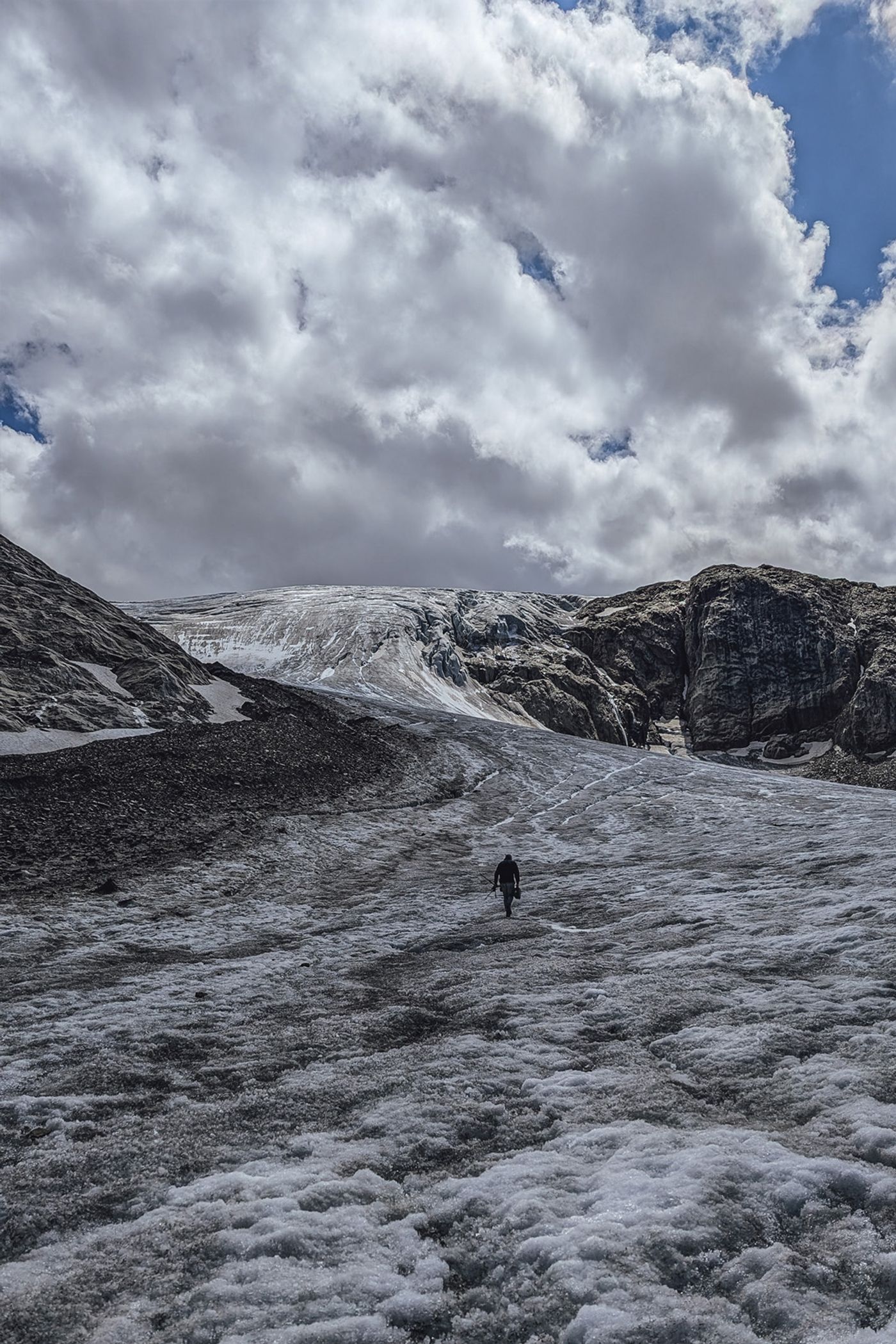 Maurizio Zulli und Tomas van Houtryve auf dem Griesgletscher