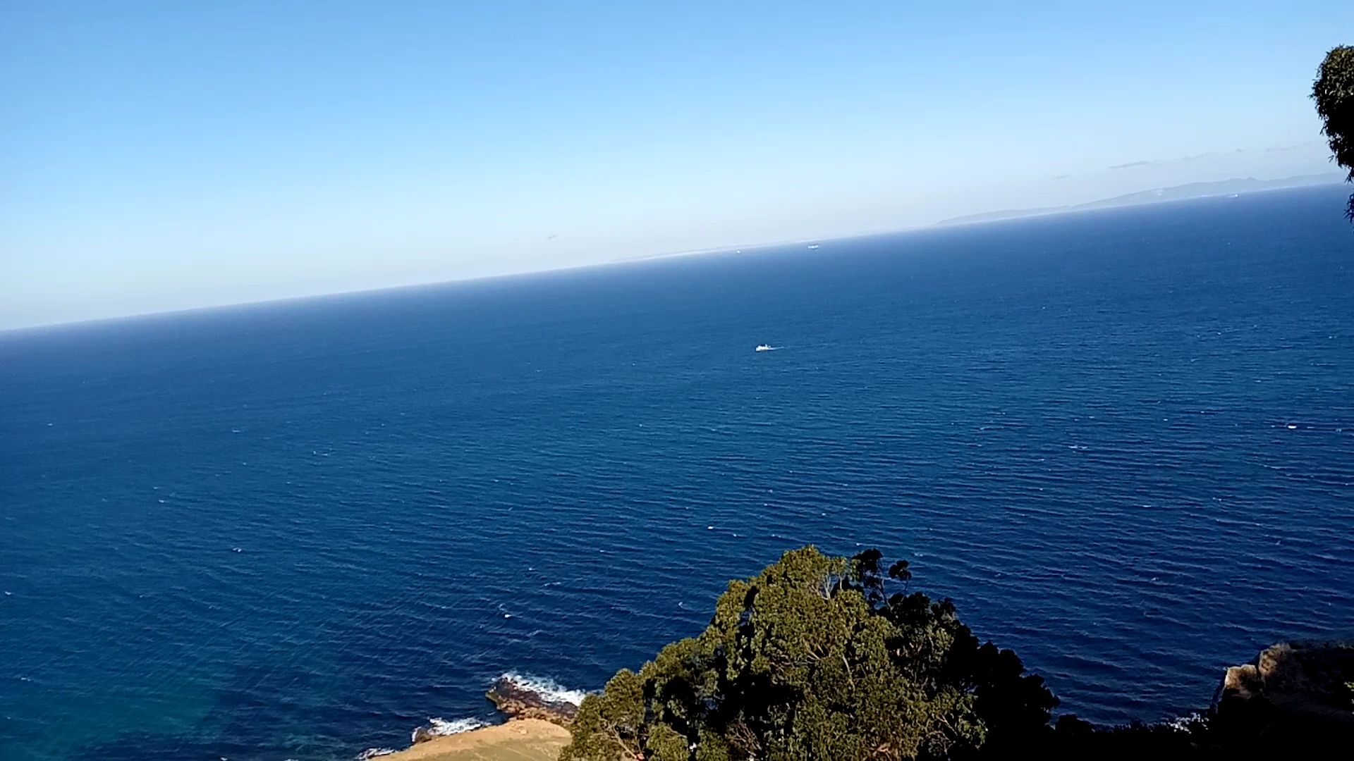 Point de vue sur l'océan