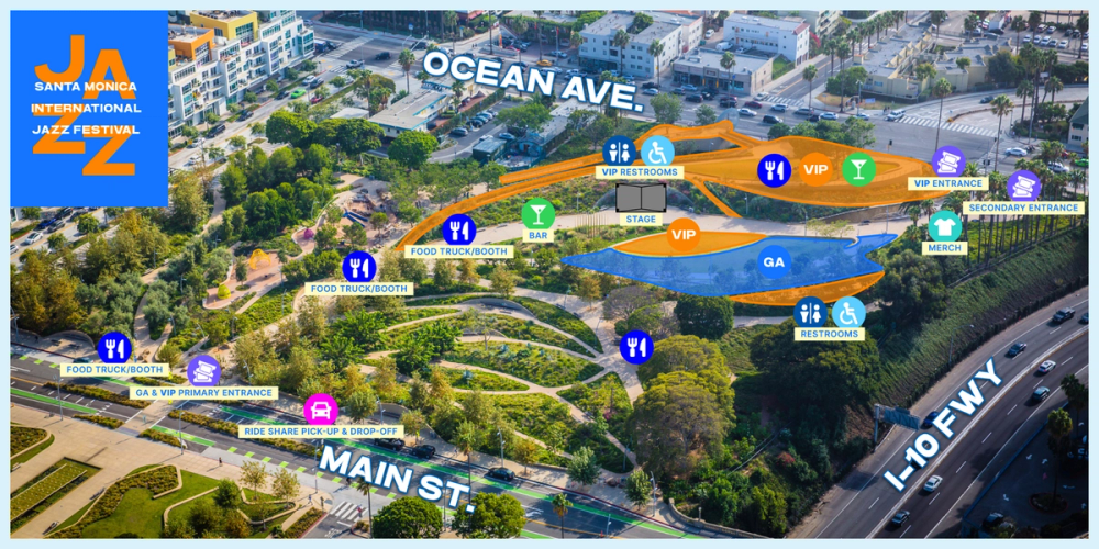 Site Map of A Day In The Park Event