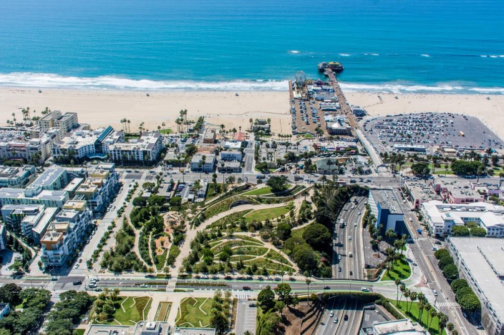 Tongva Park Aerial View