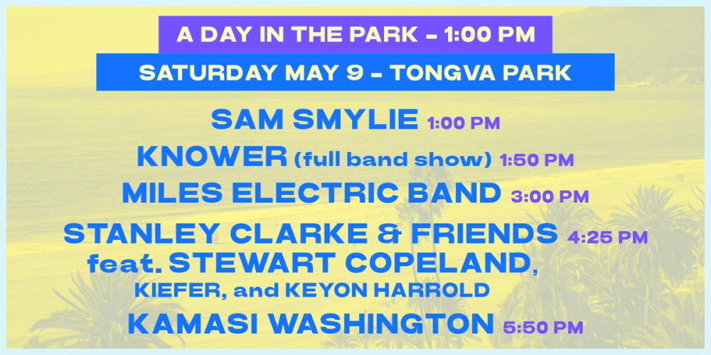 A Day In The Park Festival Lineup