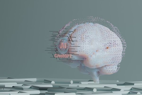 a computer generated image of a human brain