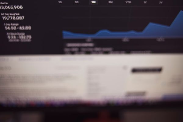 black flat screen computer monitor