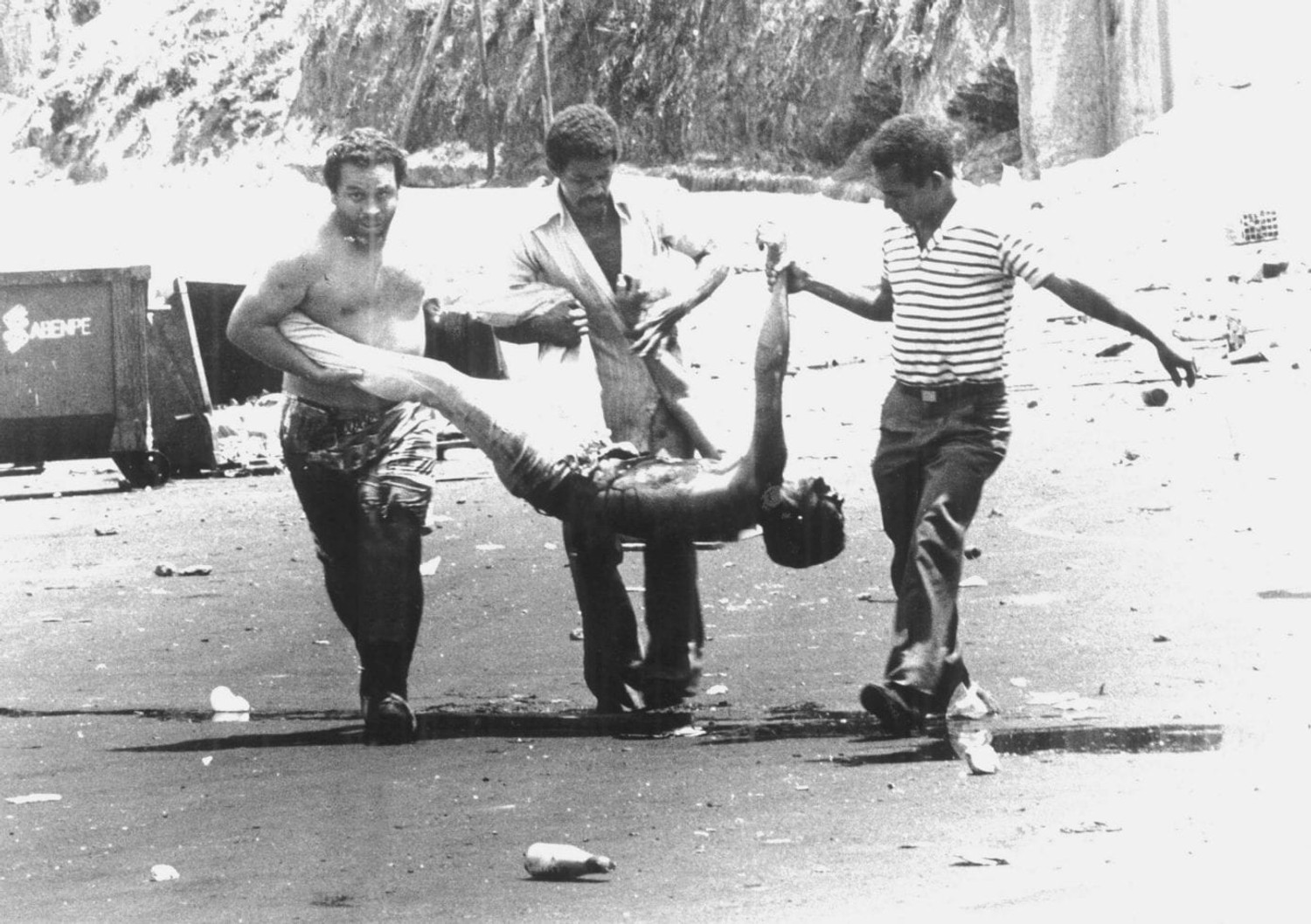 27 de febrero de 1989. Foto: Francisco Solorzano; Frasso. 