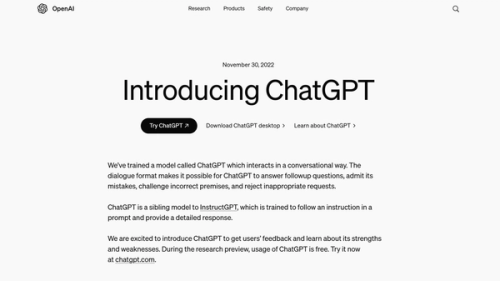 Chatgpt OpenAI