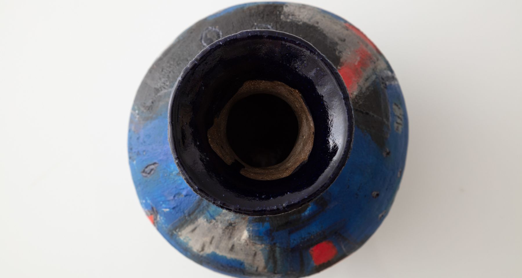 The World Through The Blue, 蒼の世界 2 Handmade Ceramic Vase Unique Edition by Fort Makers