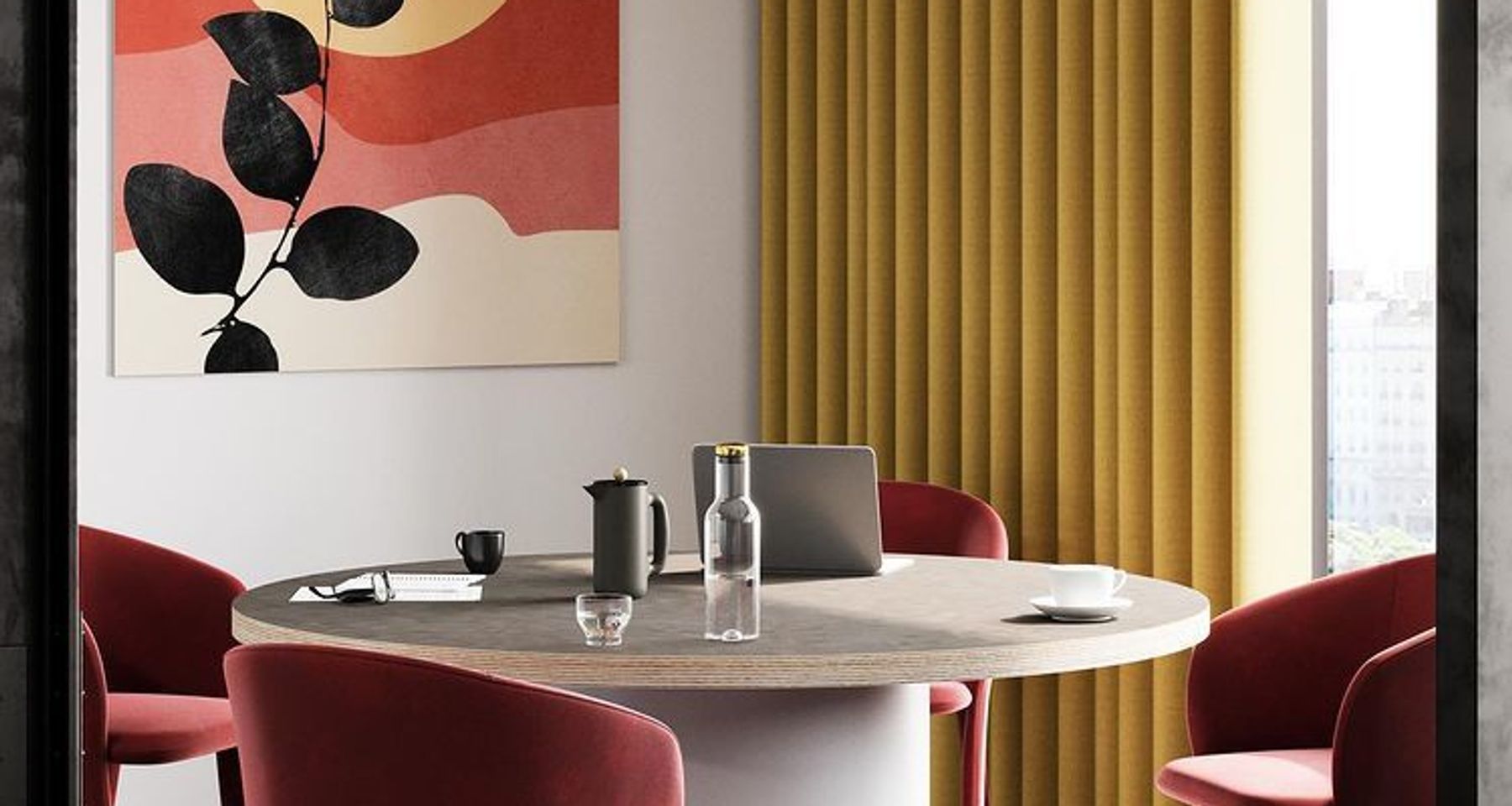 Column Meeting Table by Union Wood Co.