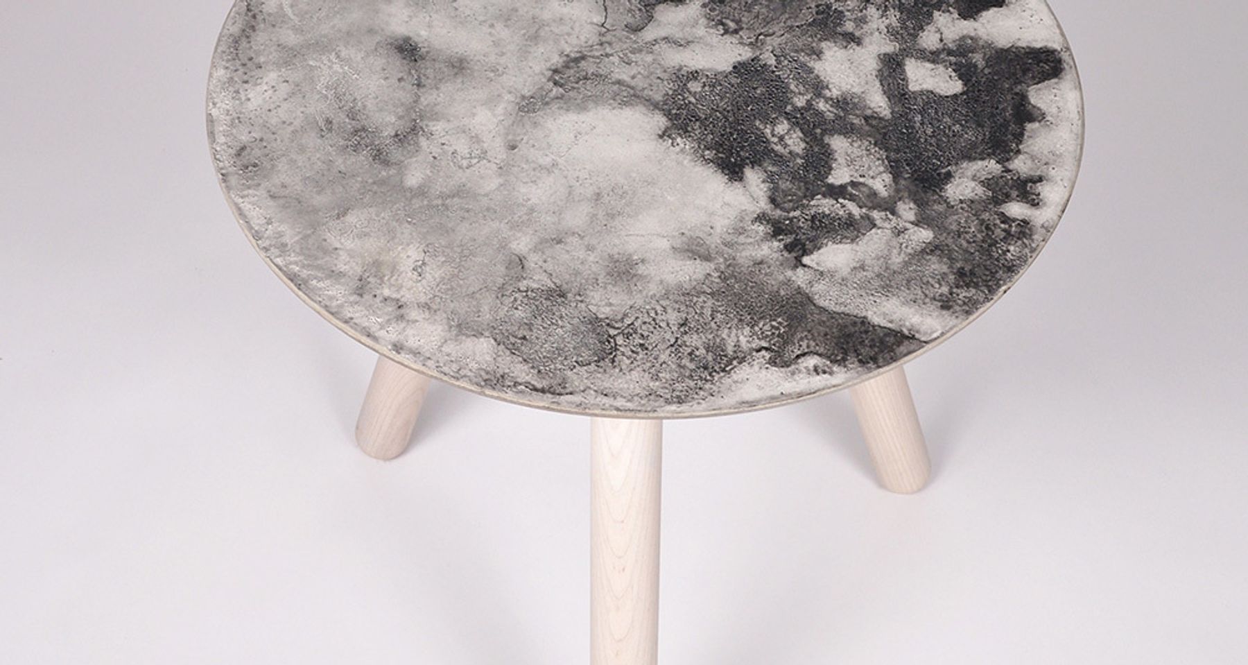 Moon Satellite Side Table | Light Grey by Bronsen