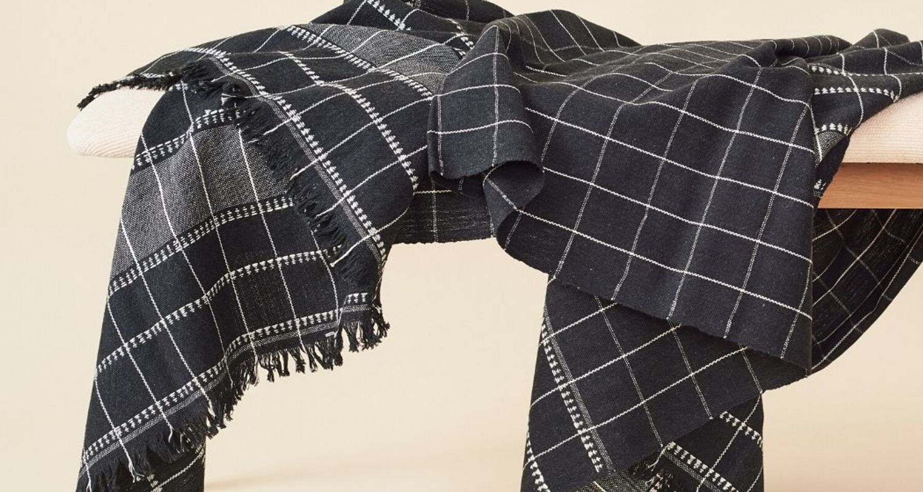 Charco Organic Cotton Throw by Studio Variously