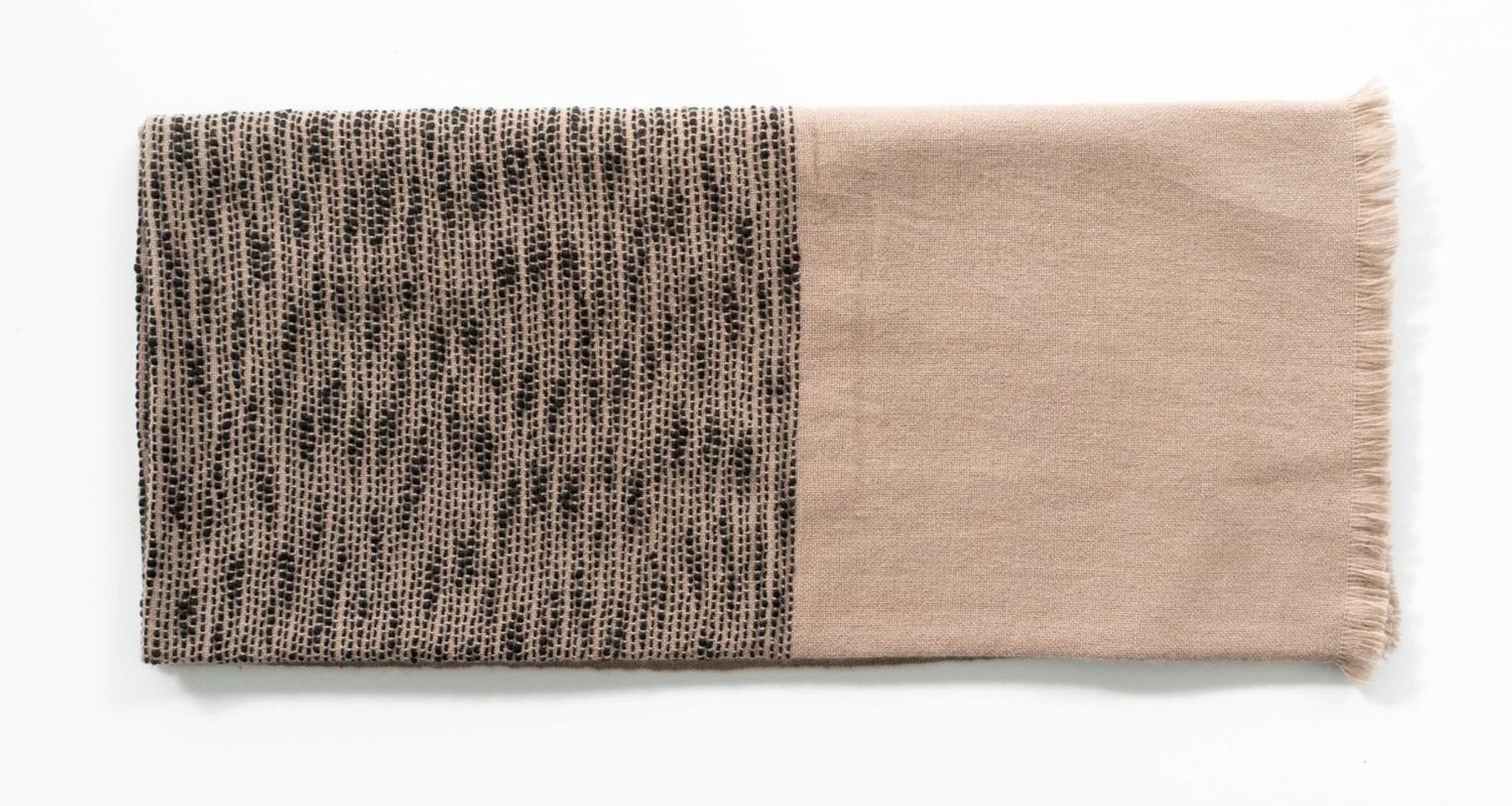 FLO Brown Merino Throw by Studio Variously
