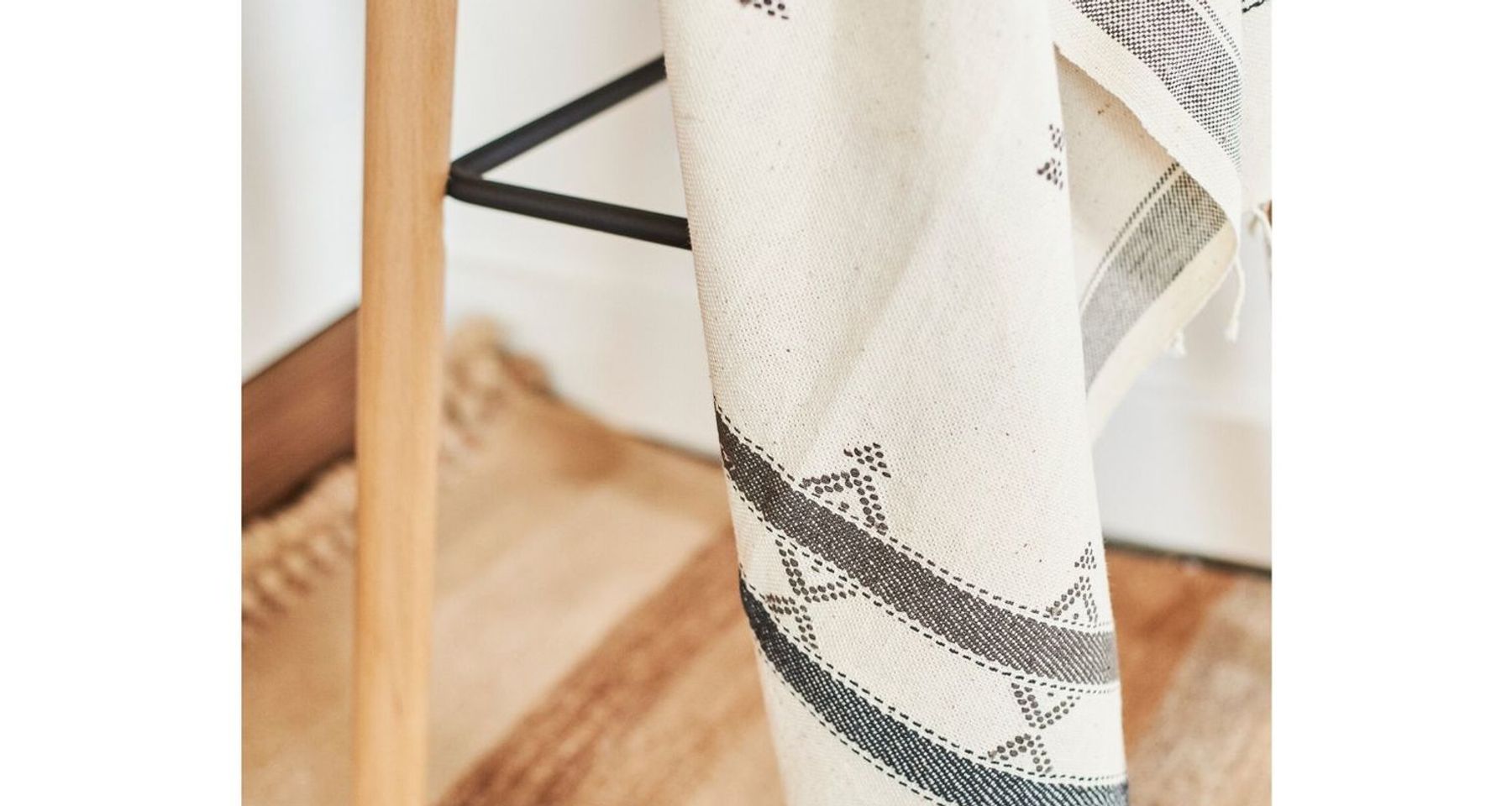 Amro Organic Cotton Throw by Studio Variously