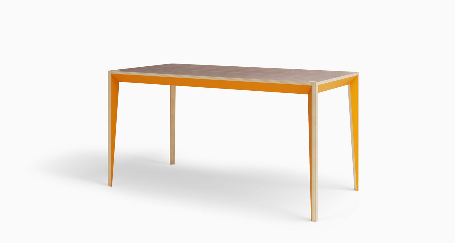 MiMi Table Walnut Orange by Miduny
