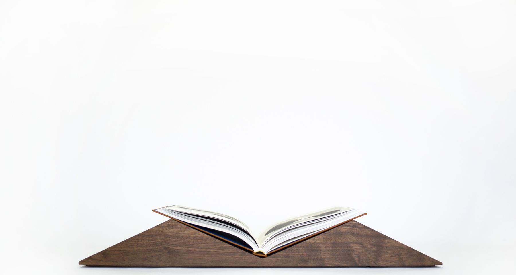 Bookscape Mountains in walnut by Trey Jones Studio