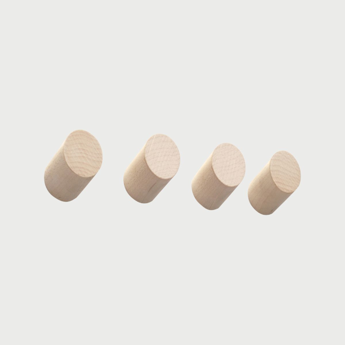 Parallax Round Maple Wall Hooks