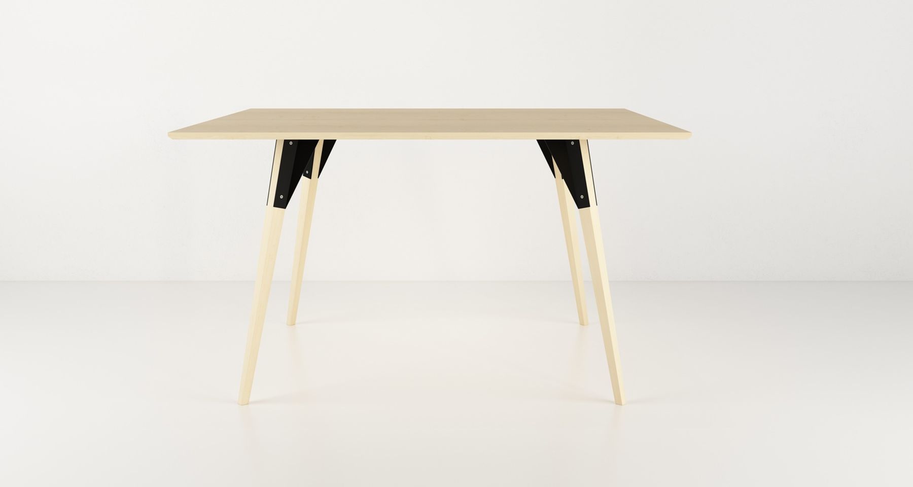 Clarke Dining Table Rectangle by Tronk