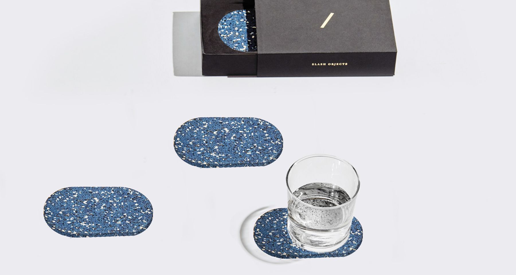 Rubber Oval Coasters by Slash Objects