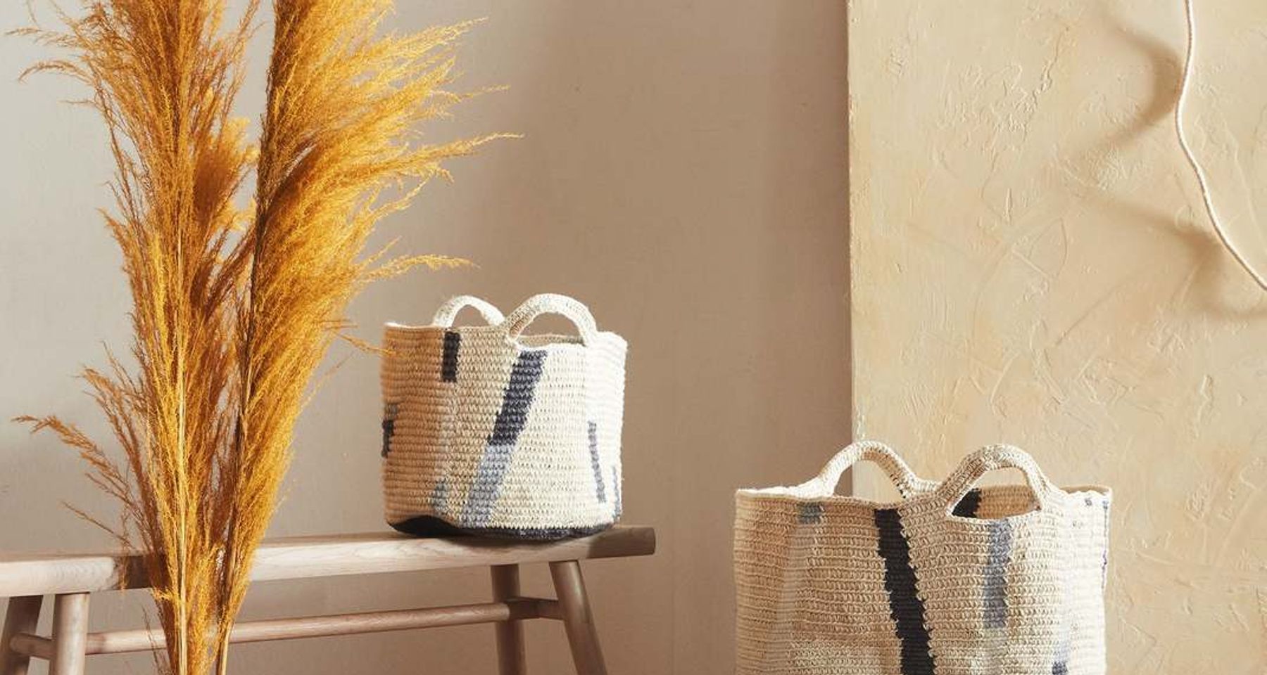 Lines Basket Small by MINNA Goods
