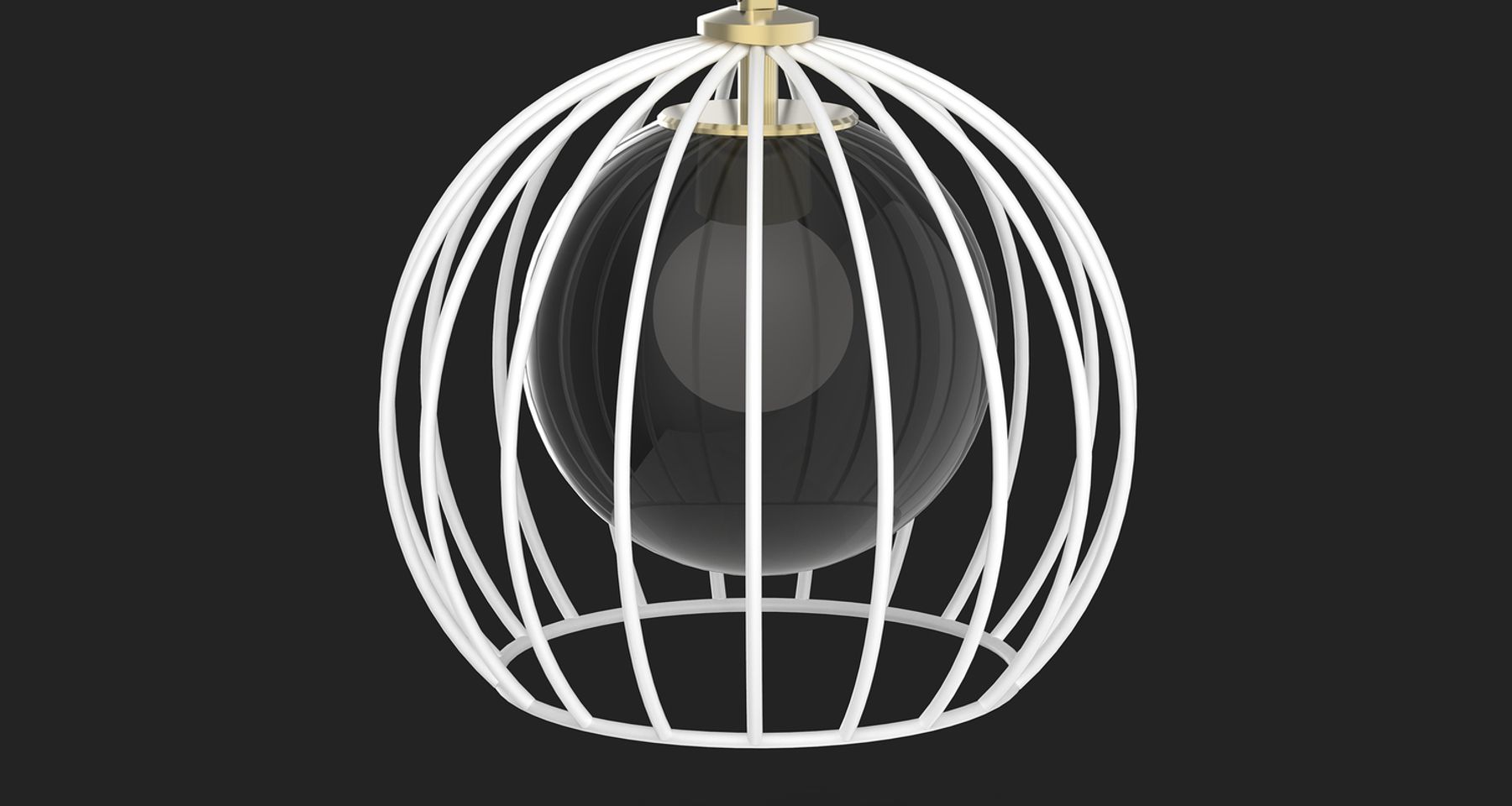 Revati 1 Piece with Glass Globe by Iacoli and McAllister