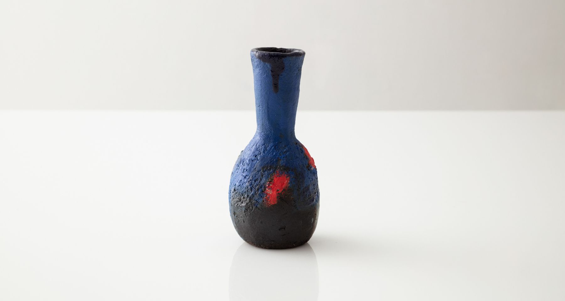 The World Through The Blue, 蒼の世界 8 Ceramic Handmade Vase Unique Edition  by Fort Makers