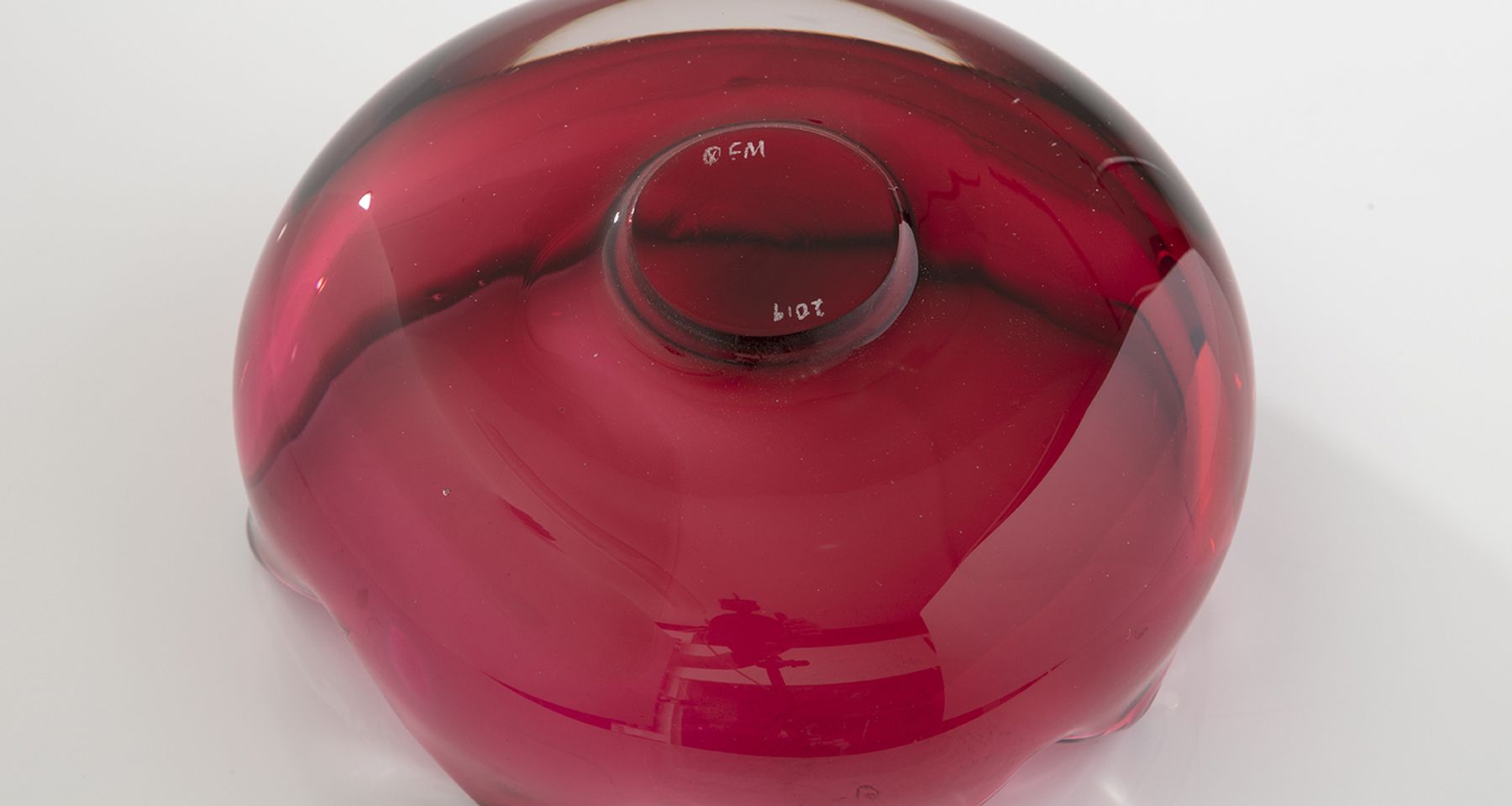 Ruby Mountains Handmade Glass Vessel Unique Edition by Fort Makers