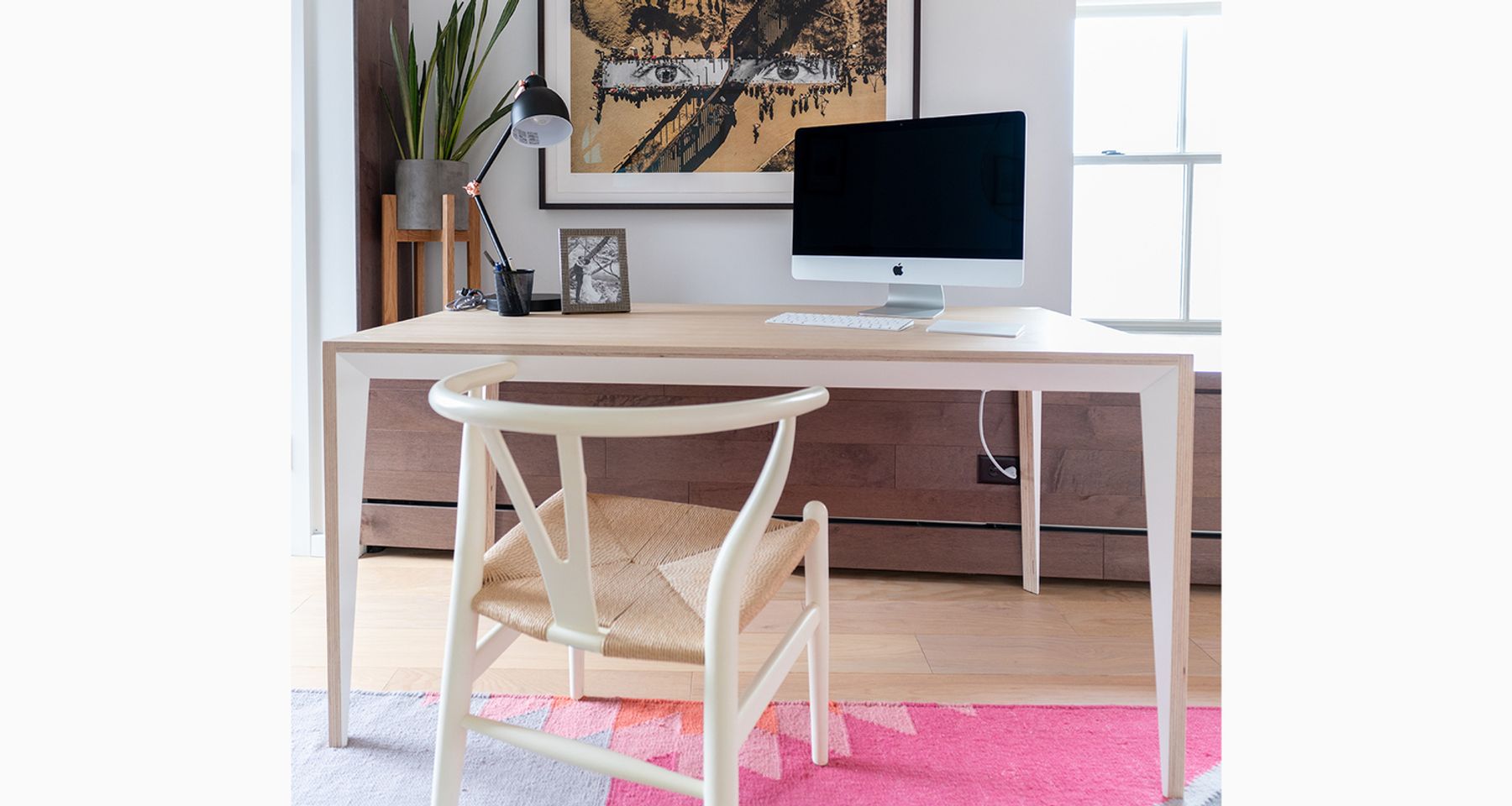 MiMi Table Oak White by Miduny