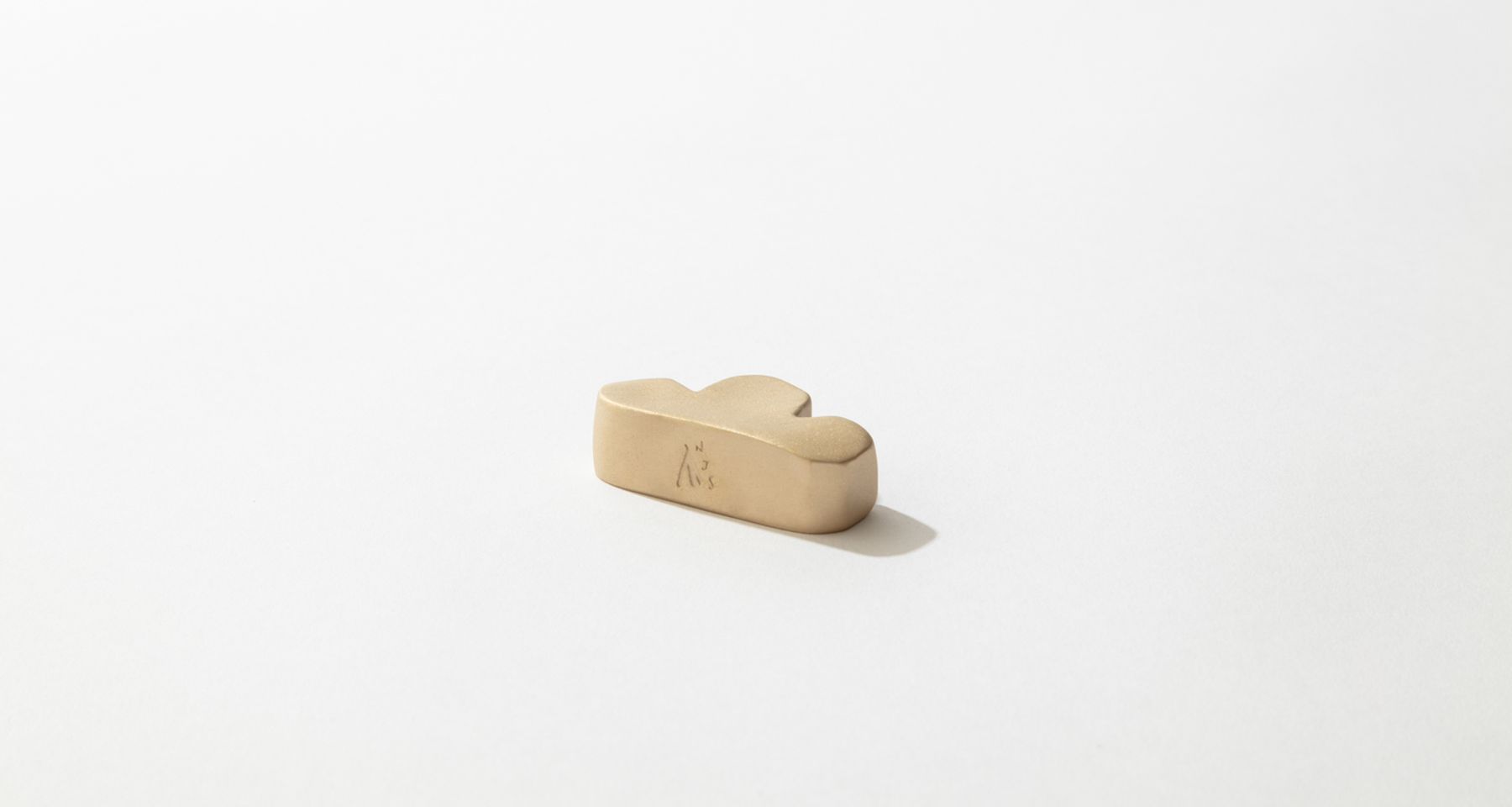 Sculptural Brass Cloud Incense Holder by Fort Makers