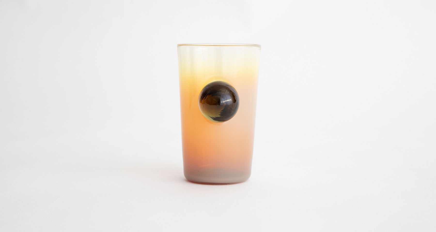 Hand Blown Glass Sunrise Sunset Cup 3   by Fort Makers