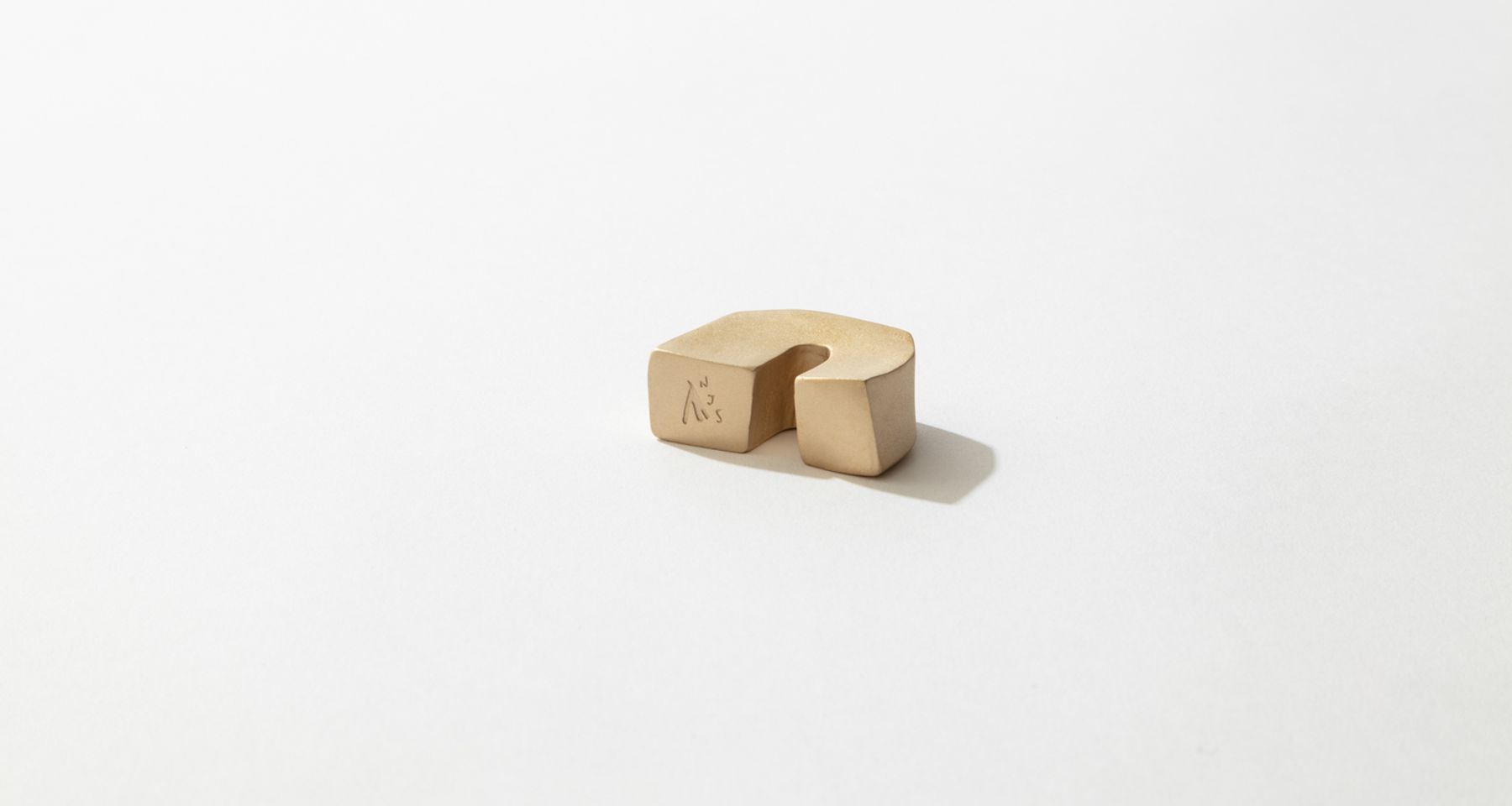 Sculptural Brass Rainbow Incense Holder by Fort Makers