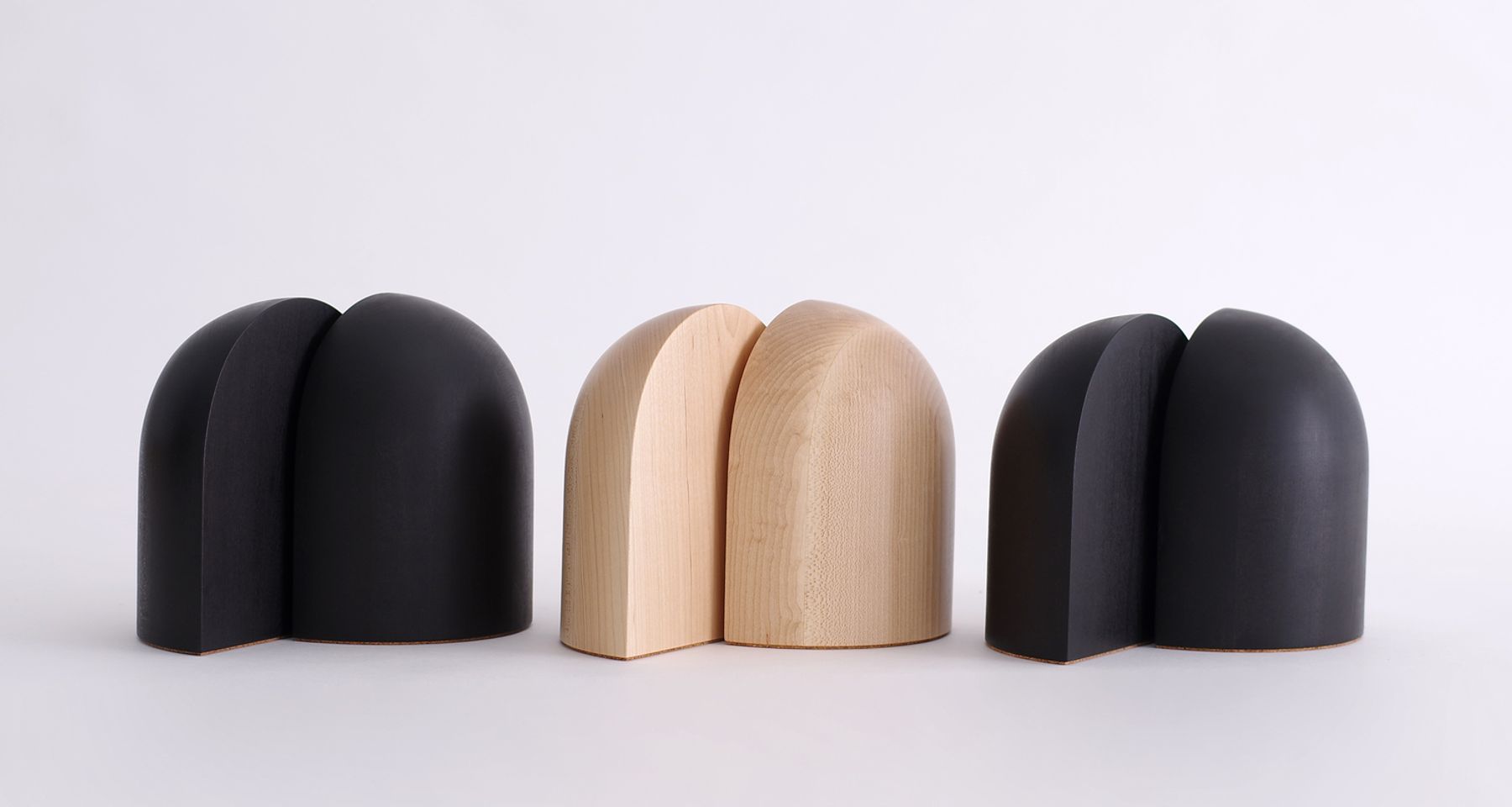 Dome Bookends - Black by Cofield