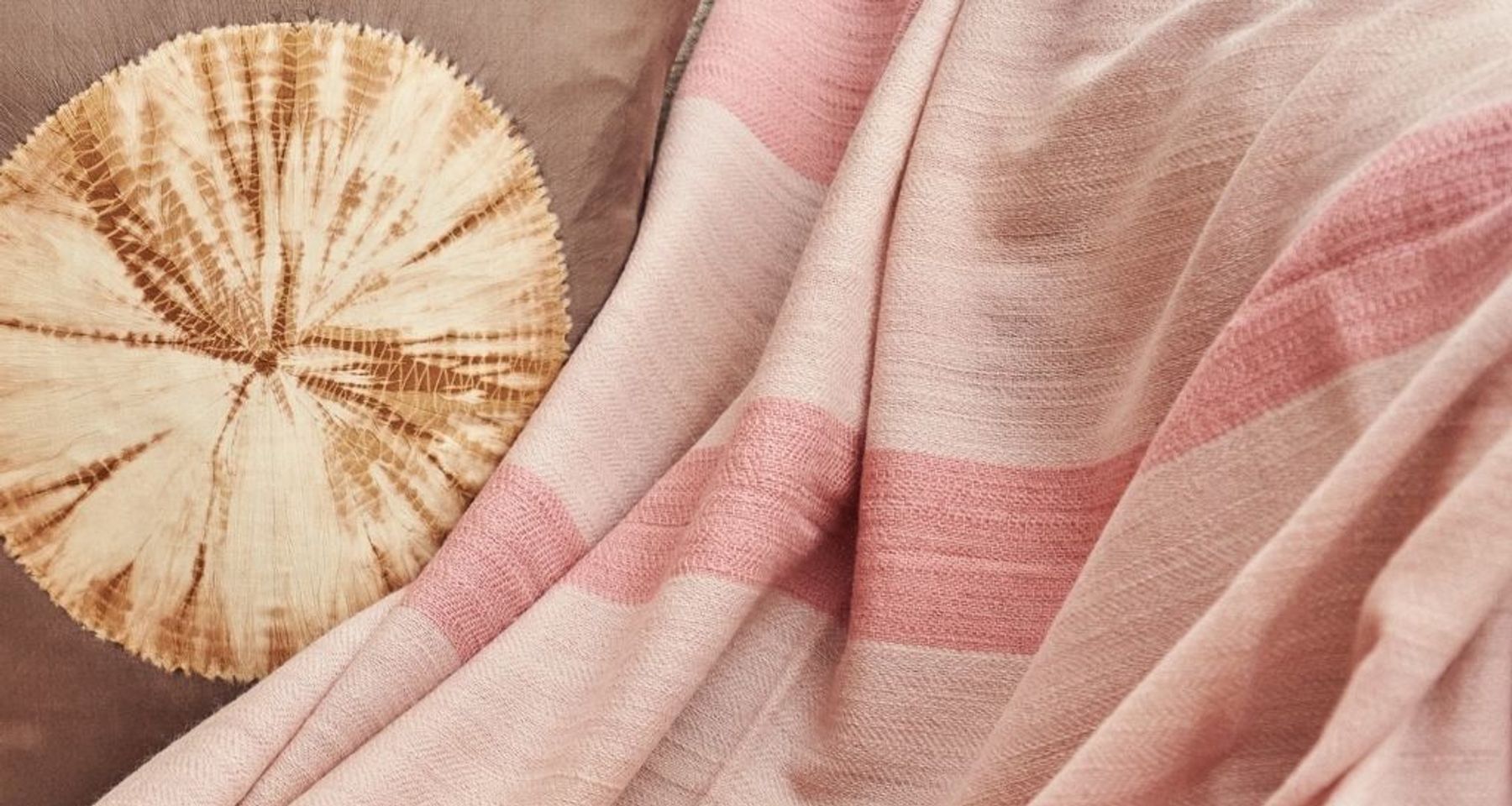 Rosa Merino Throw / Bedspread / Blanket  by Studio Variously