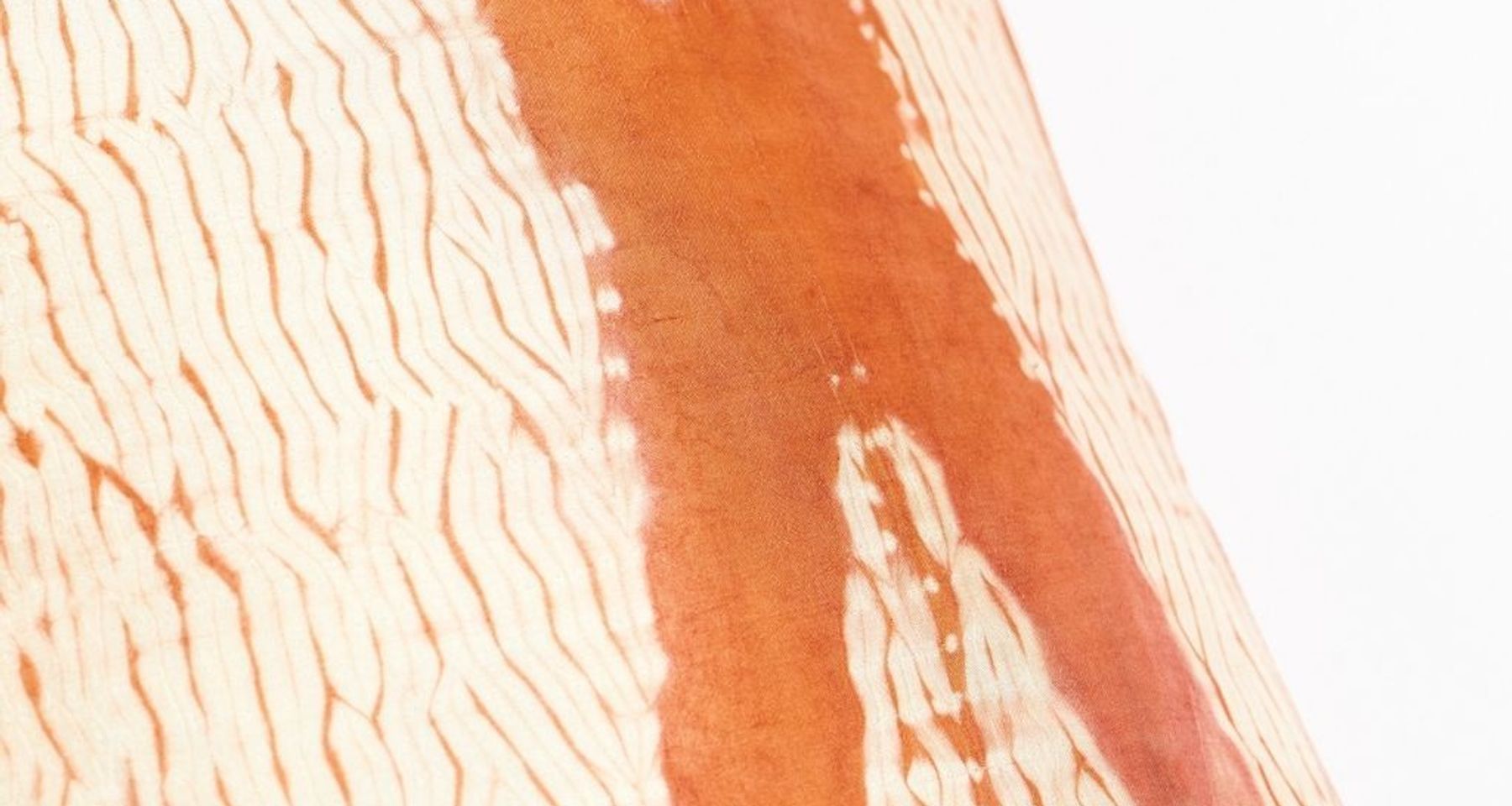 Arc Coral Silk Pillow by Studio Variously