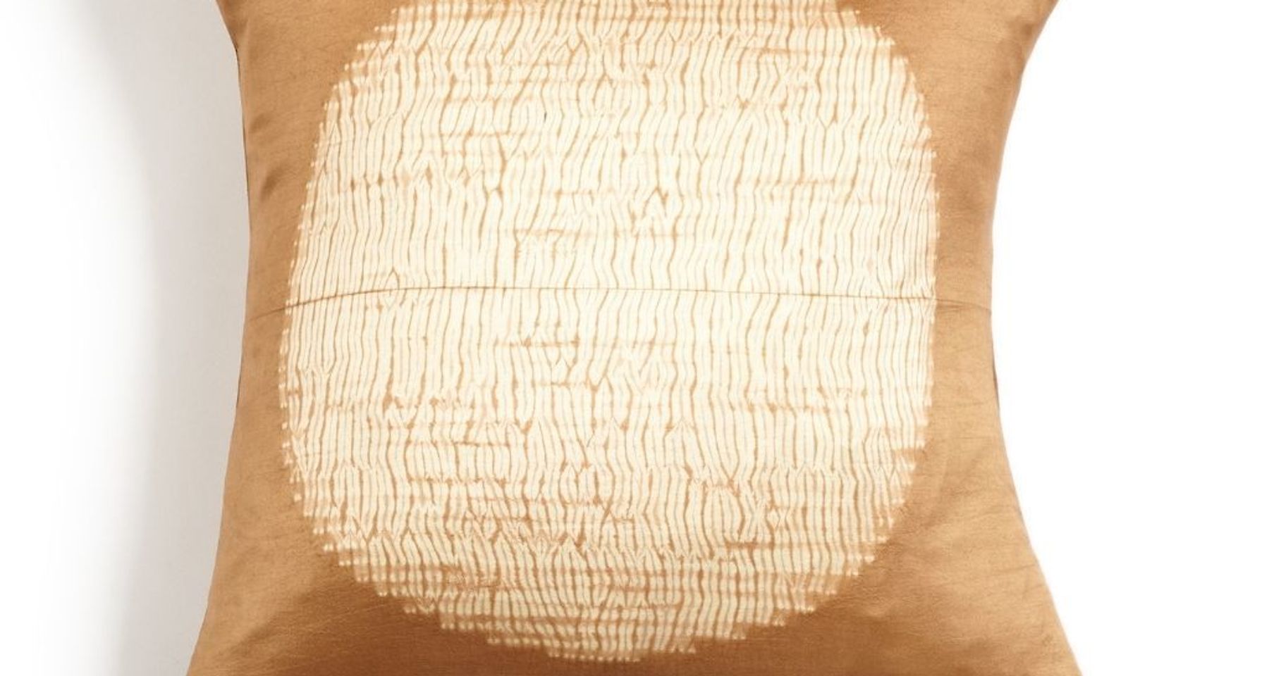 Shunya Gold Silk Pillow by Studio Variously