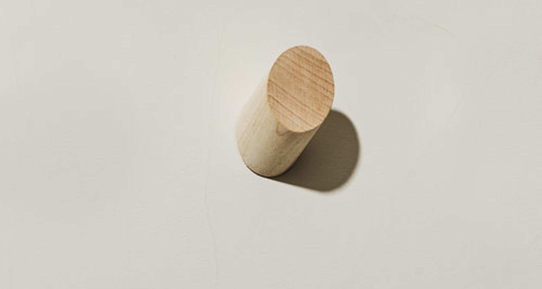 Parallax Round Maple Wall Hooks by Light + Ladder
