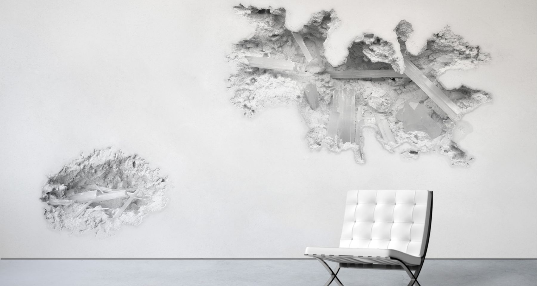SELENITE (Erosions Collection) by Calico Wallpaper